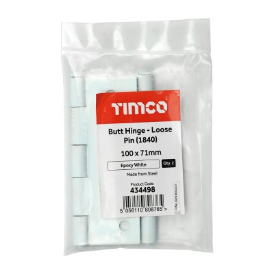 Butt Hinge Loose Pin BLACK