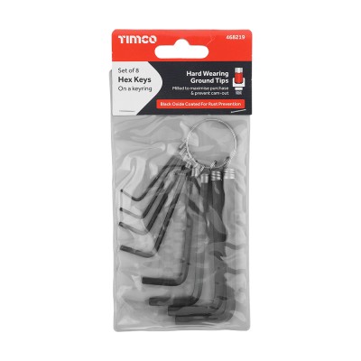Long Arm Ball End Hex Key Set