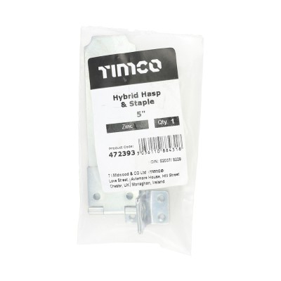 Heavy Secure Hasp-Staple BLK