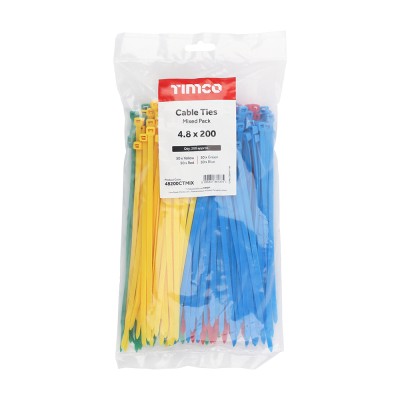 Cable Tie Mixed Colours