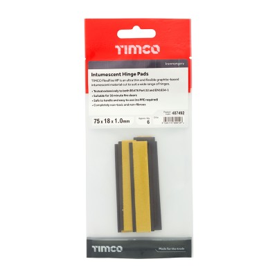 Intumescent Hinge Pads