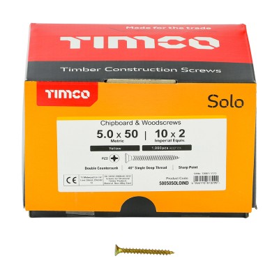 Solo Woodscrew CSK - ZYP (IND)