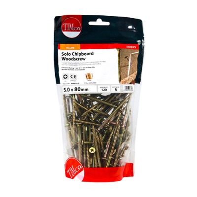 Solo Woodscrew PZ2 CSK - ZYP