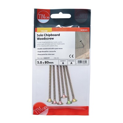 Solo Woodscrew PZ2 CSK - ZYP