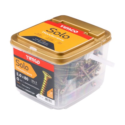 Solo Woodscrew CSK - ZYP (TUB)