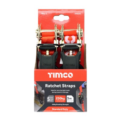 S Hook Ratchet Straps STD