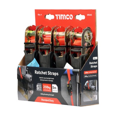 J Hook Ratchet Straps STD