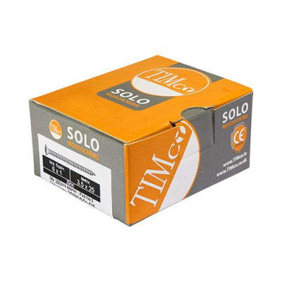 Solo Woodscrew PZ3 CSK Zinc