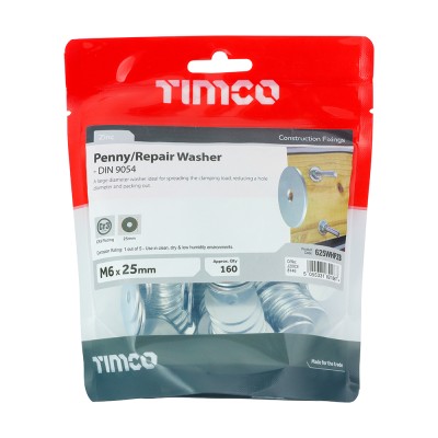 Penny Washer DIN 9054 - BZP