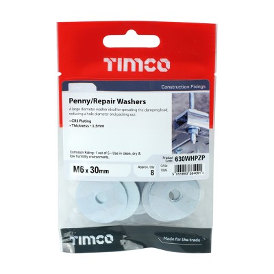 Penny Washer DIN 9054 - BZP