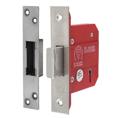 5 Lever BS Deadlock E. Brass