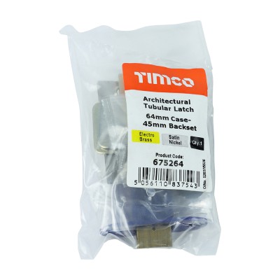 Arch Tubular Latch EB & SN