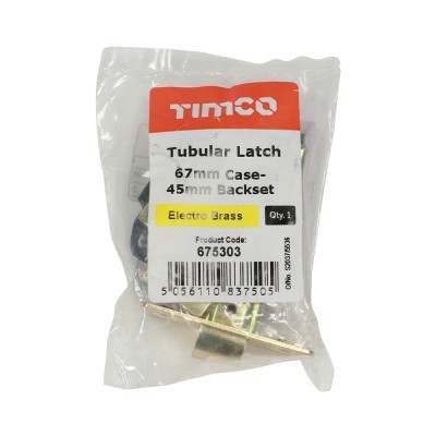 Tubular Latch E. Brass
