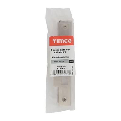 3L Sash Rebate Kit E. Brass