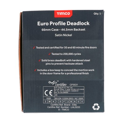Euro Deadlock Sat. Nickel