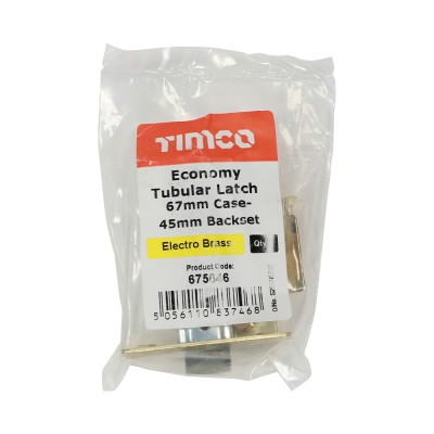 Eco Tubular Latch E Brass
