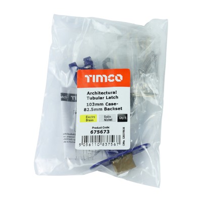 Arch Tubular Latch EB & SN