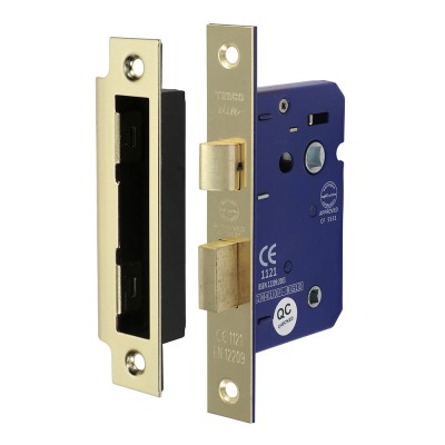 Bathroom Lock E. Brass