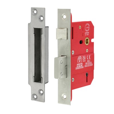 5 Lever BS CE Deadlock E.Brass