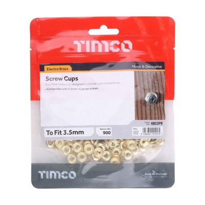 Surface Screw Cup - E/Brass