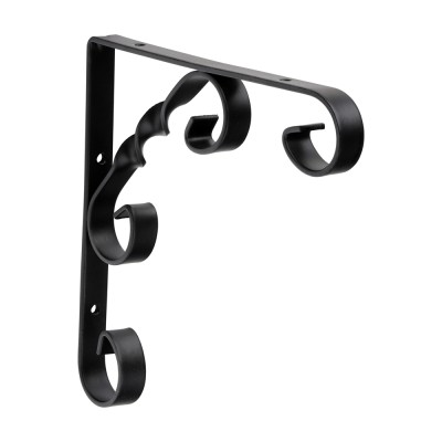 Scroll Bracket Black