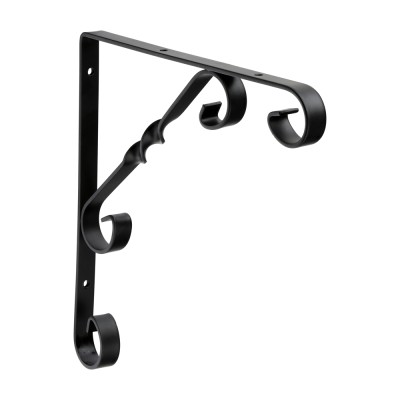 Scroll Bracket Black