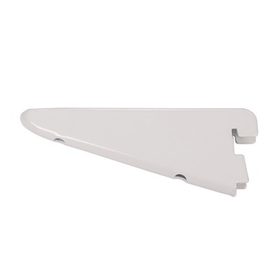 Twin Slot Shelf Bracket White