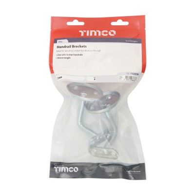 Steel Handrail Bracket White
