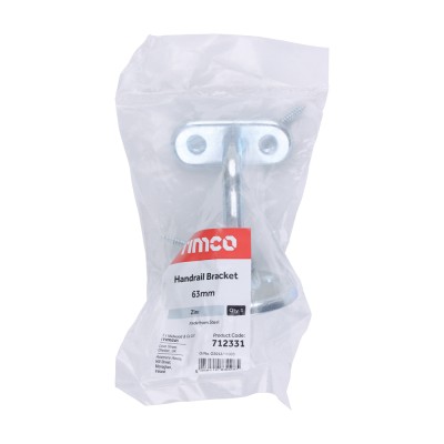 Steel Handrail Bracket White