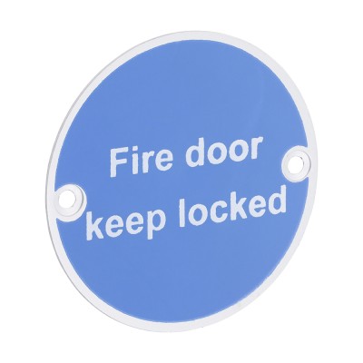 Fire Door Keep Shut Sign SAA
