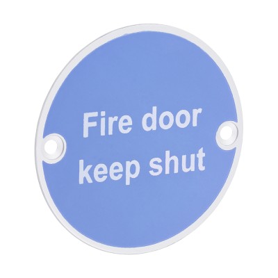Fire Door Keep Locked Sign SAA