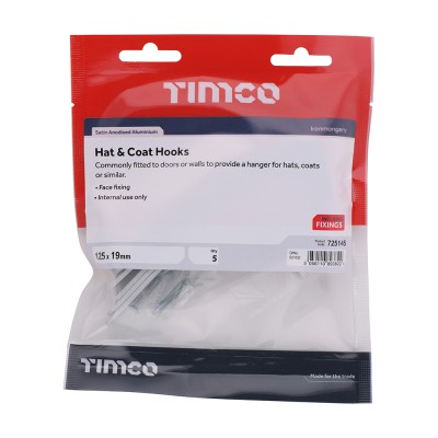 Single Robe Hook Pol. Chrome
