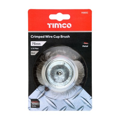 Drill Crimp Wire Cup Brush