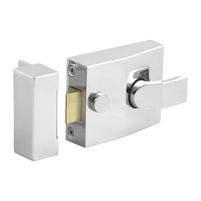 Narrow Nightlatch Silver