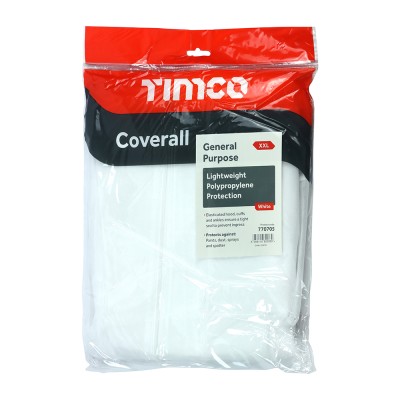 PP Coverall White