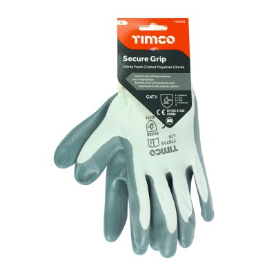 Secure Grip Glove Nitrile Foam