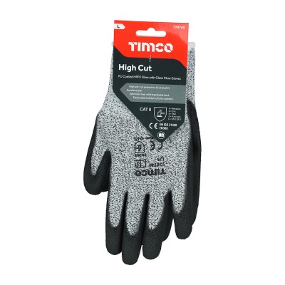 High Cut C Glove PU HPPE Fibre
