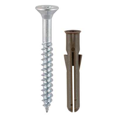 Screw & Premium Plug - Brown