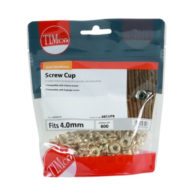 Surface Screw Cup - E/Brass