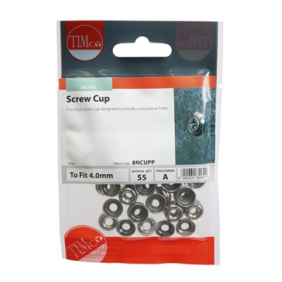 Surface Screw Cups - Nickel