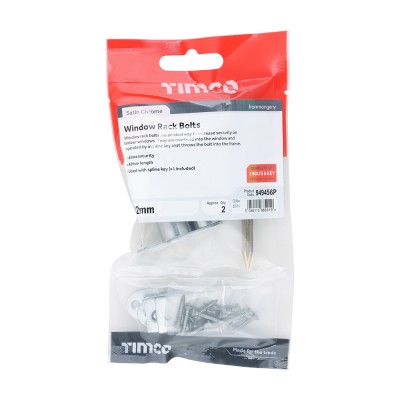 Window Rack Bolts White