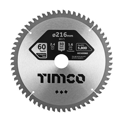 TCT -5 Degree Sawblade