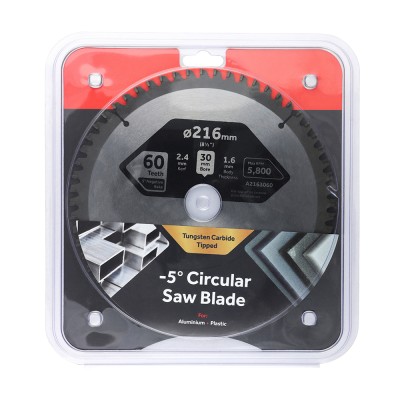 TCT -5 Degree Sawblade