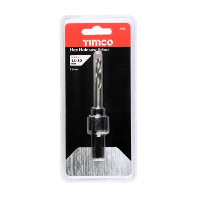 Holesaw Arbor Hex 11mm
