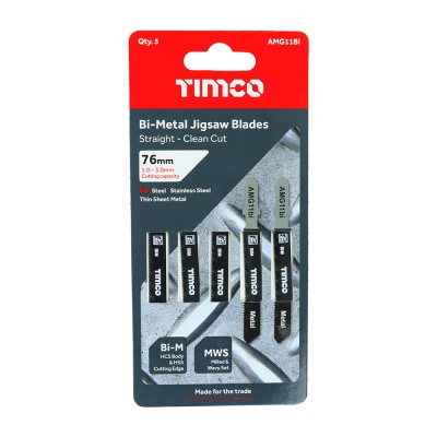 Bi-Met Jigsaw Blade for Metal