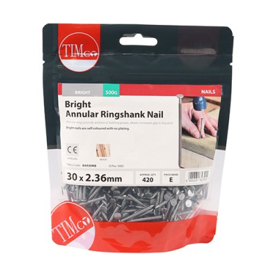 Annular Ringshank Nail -Bright