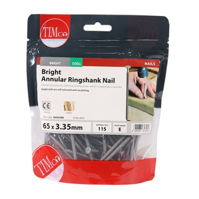 Annular Ringshank Nail -Bright
