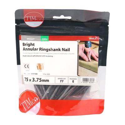 Annular Ringshank Nail -Bright