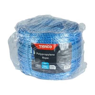 Blue Poly Rope - Long Coil