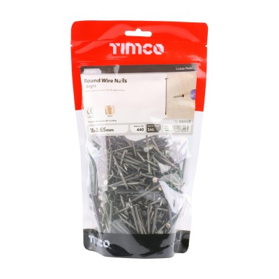 Round Wire Nail - Bright